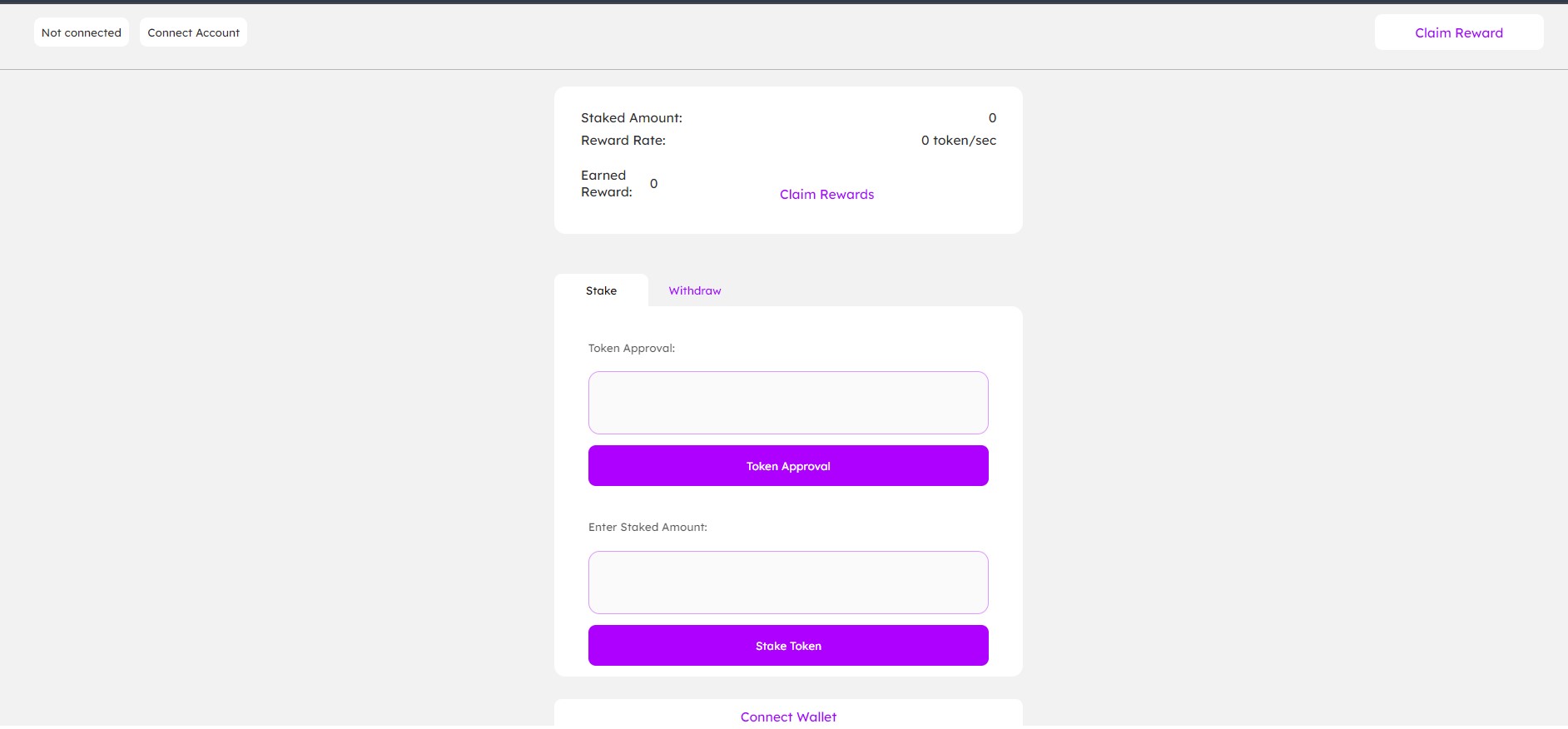 Staking Dapp